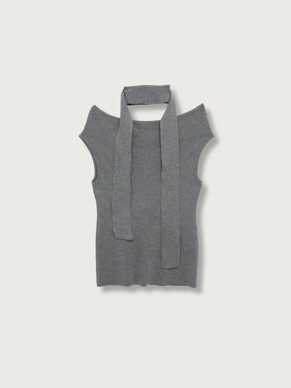 boat neck tie tops