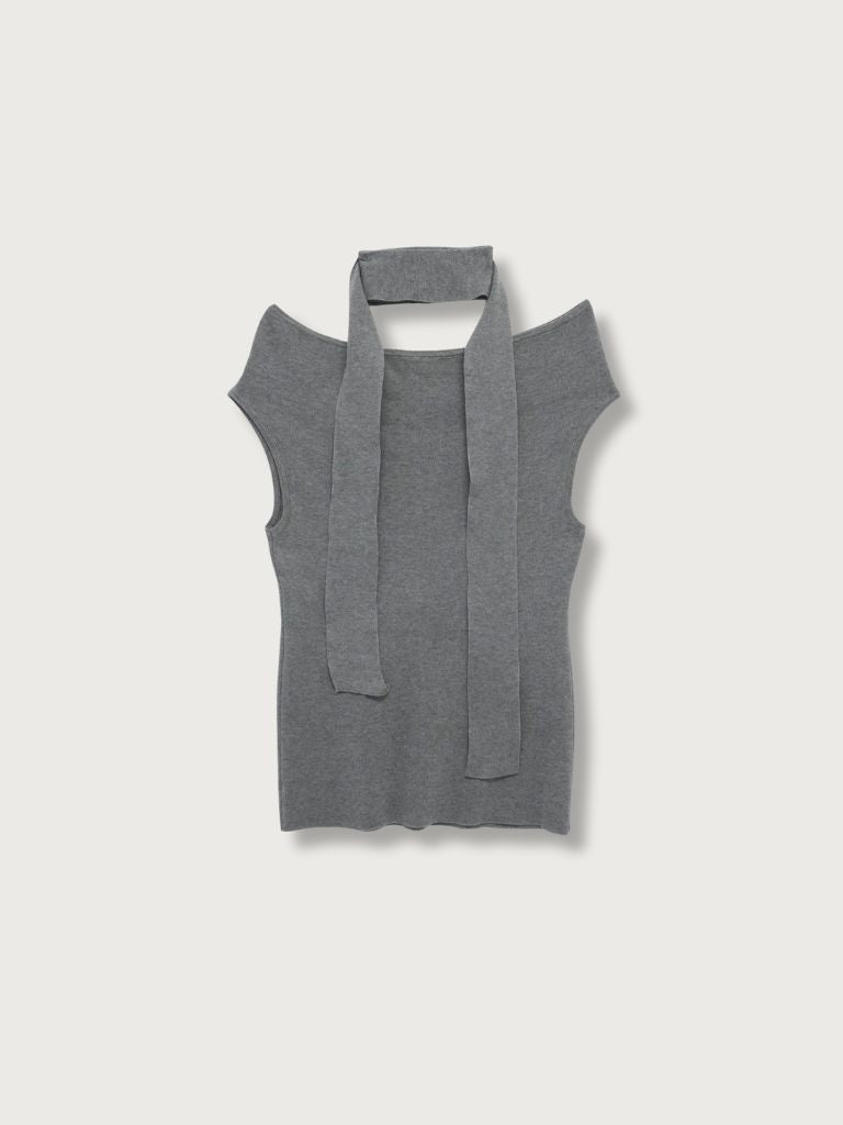 boat neck tie tops