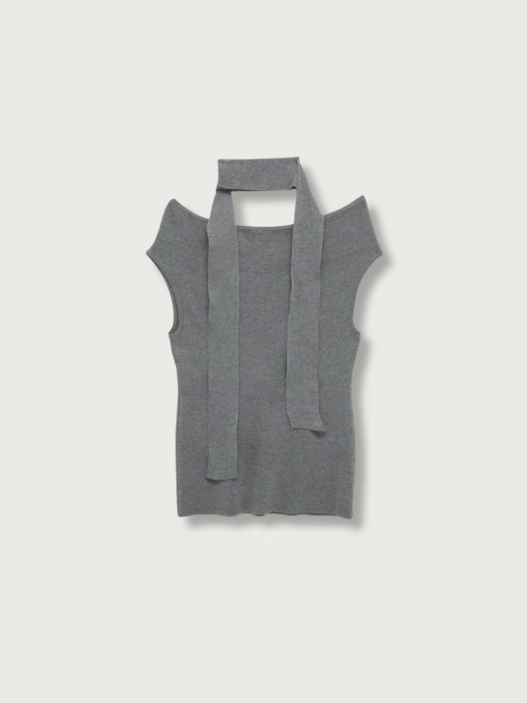 boat neck tie tops