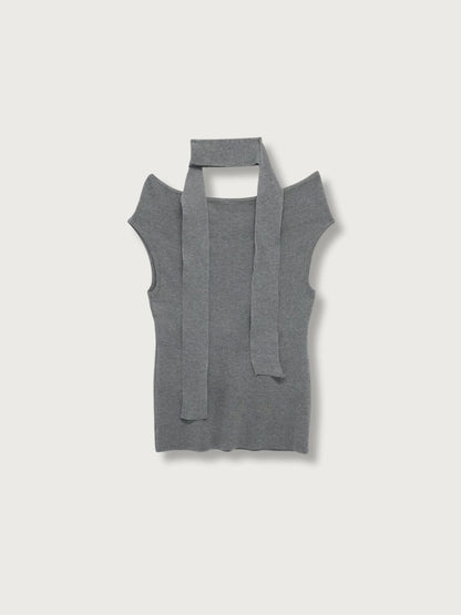 boat neck tie tops