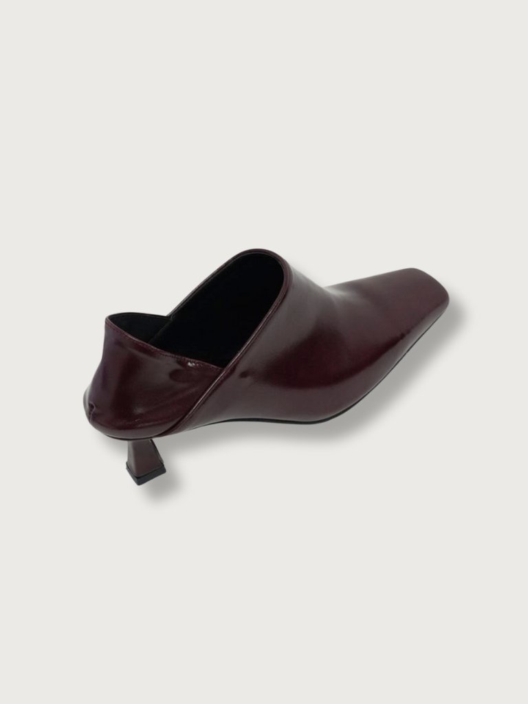 square heel loafer