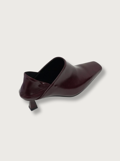 square heel loafer