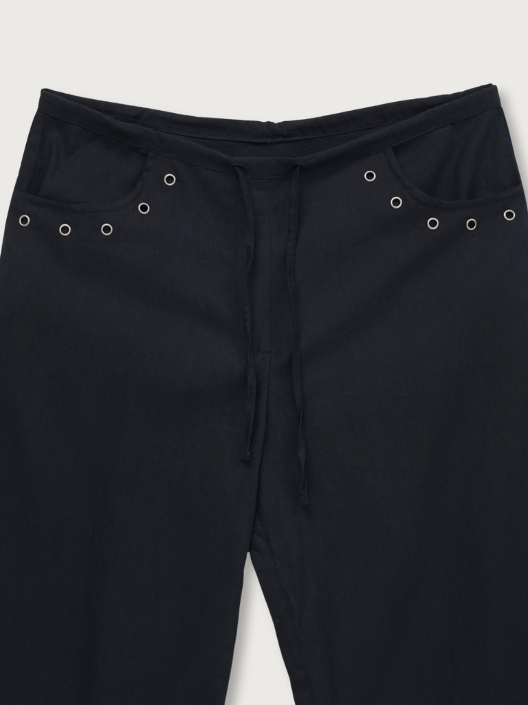 eyelet wide pants