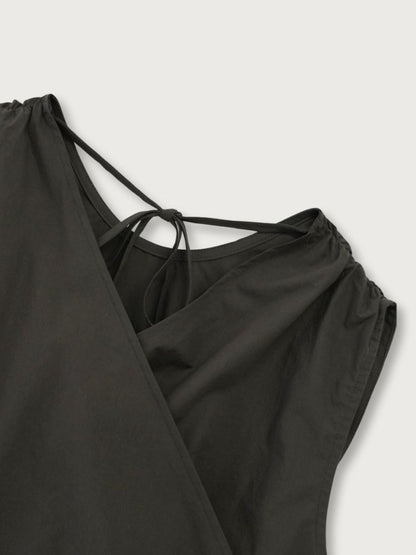 2way wrap blouse