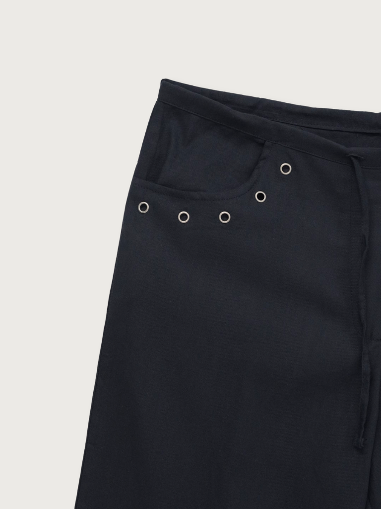 eyelet wide pants