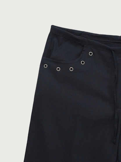 eyelet wide pants