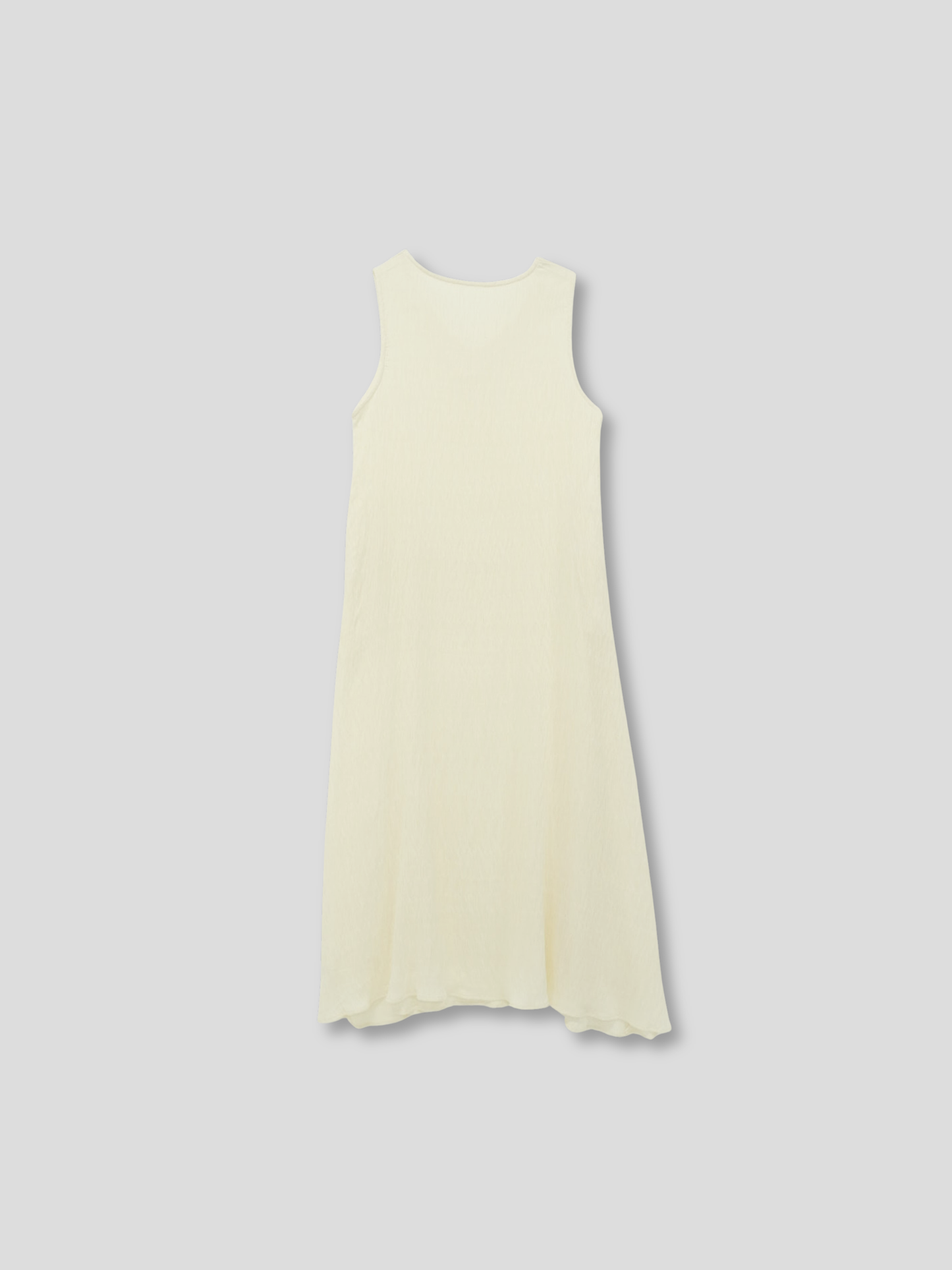 pleated long dress