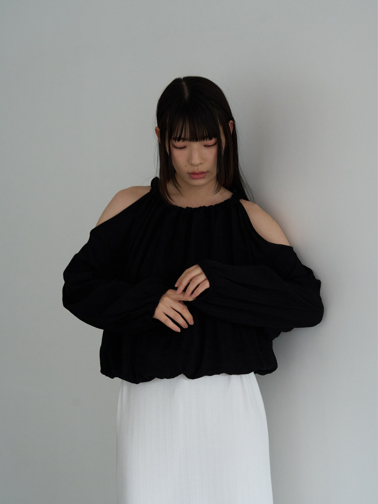 cold shoulder blouse