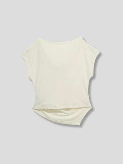 pleats line tee