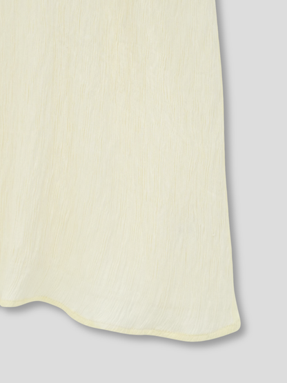 pleated long dress