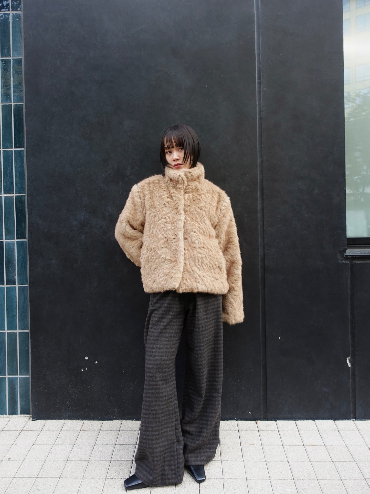 teddy touch fur jacket