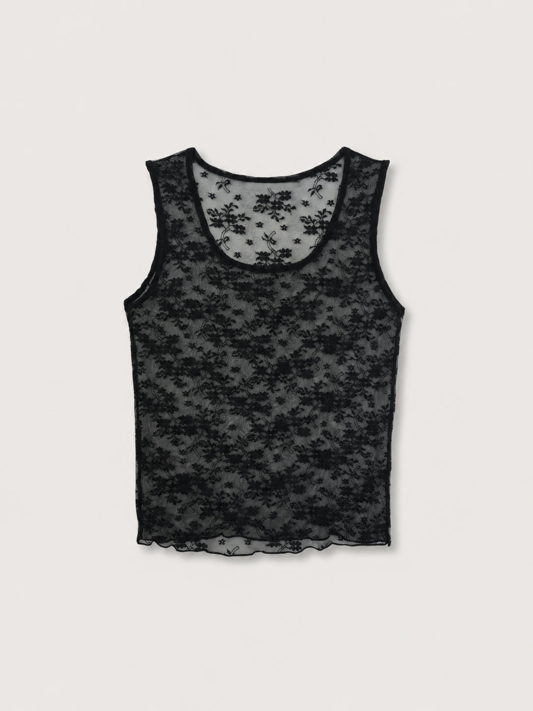 【先行予約販売】sheer lace tank