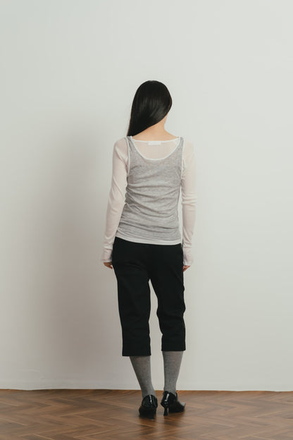 sheer layered t