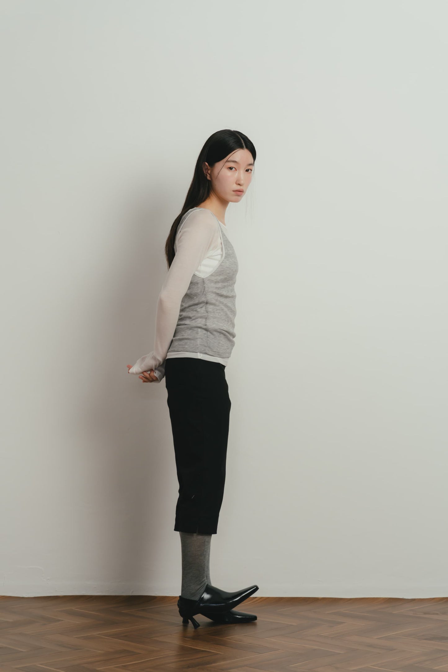 sheer layered t