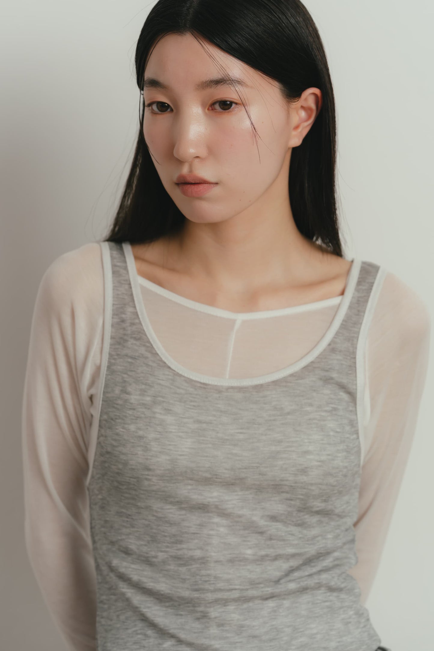 sheer layered t