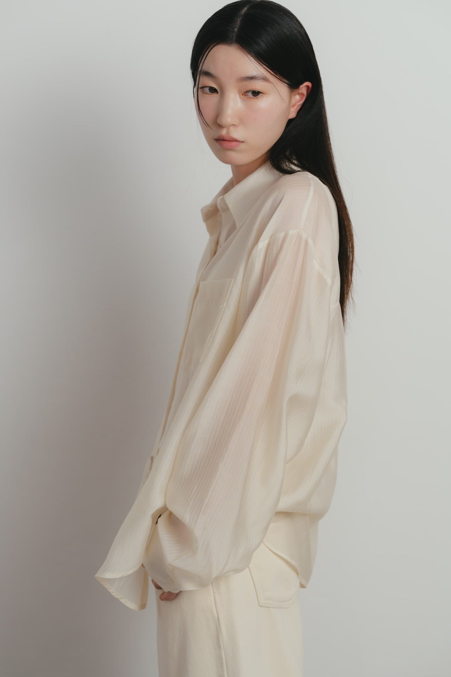 airy stripe shirt
