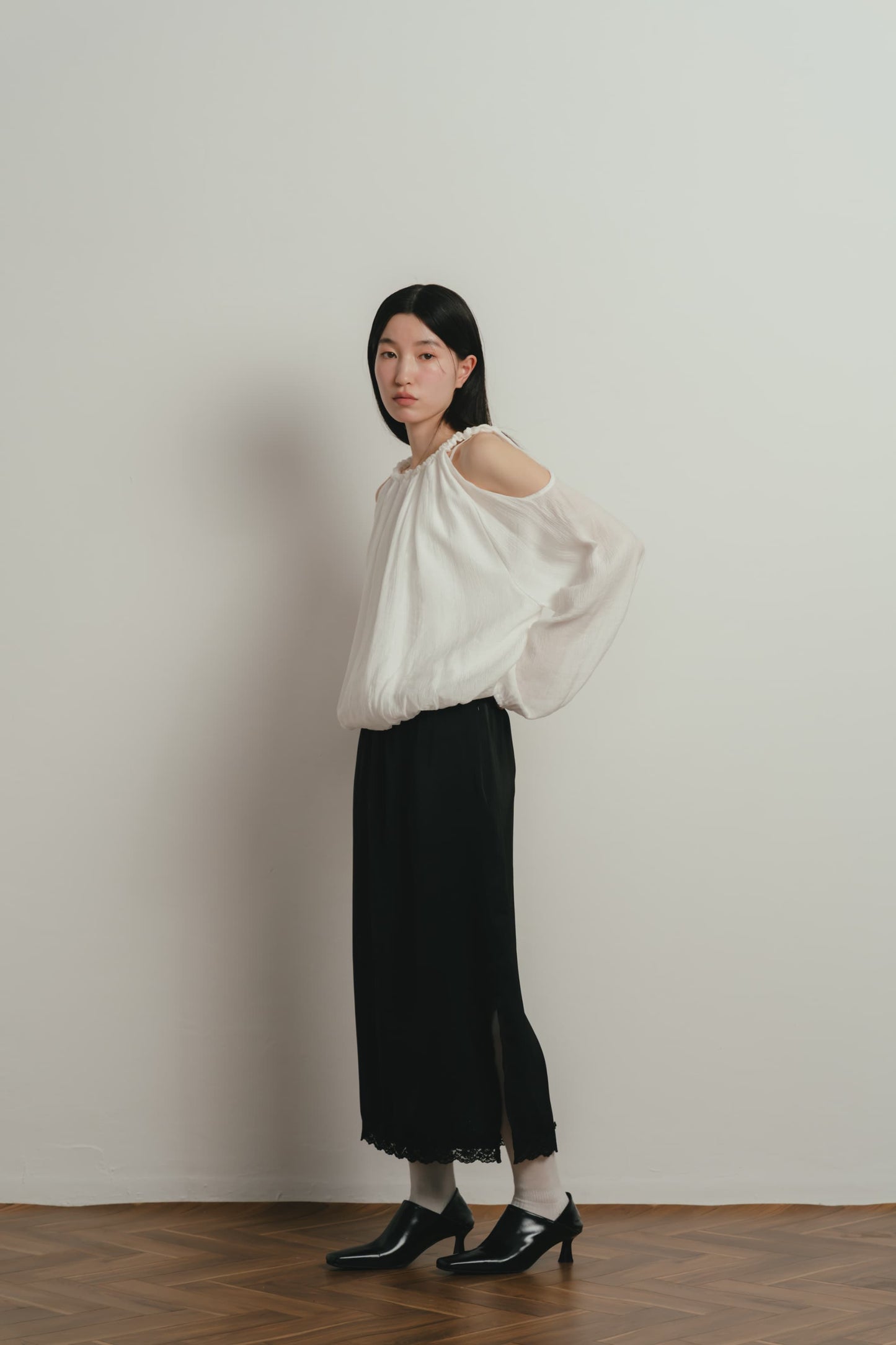 cold shoulder blouse
