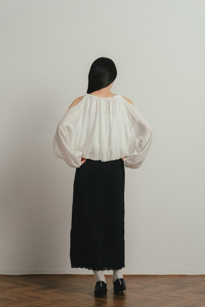 cold shoulder blouse