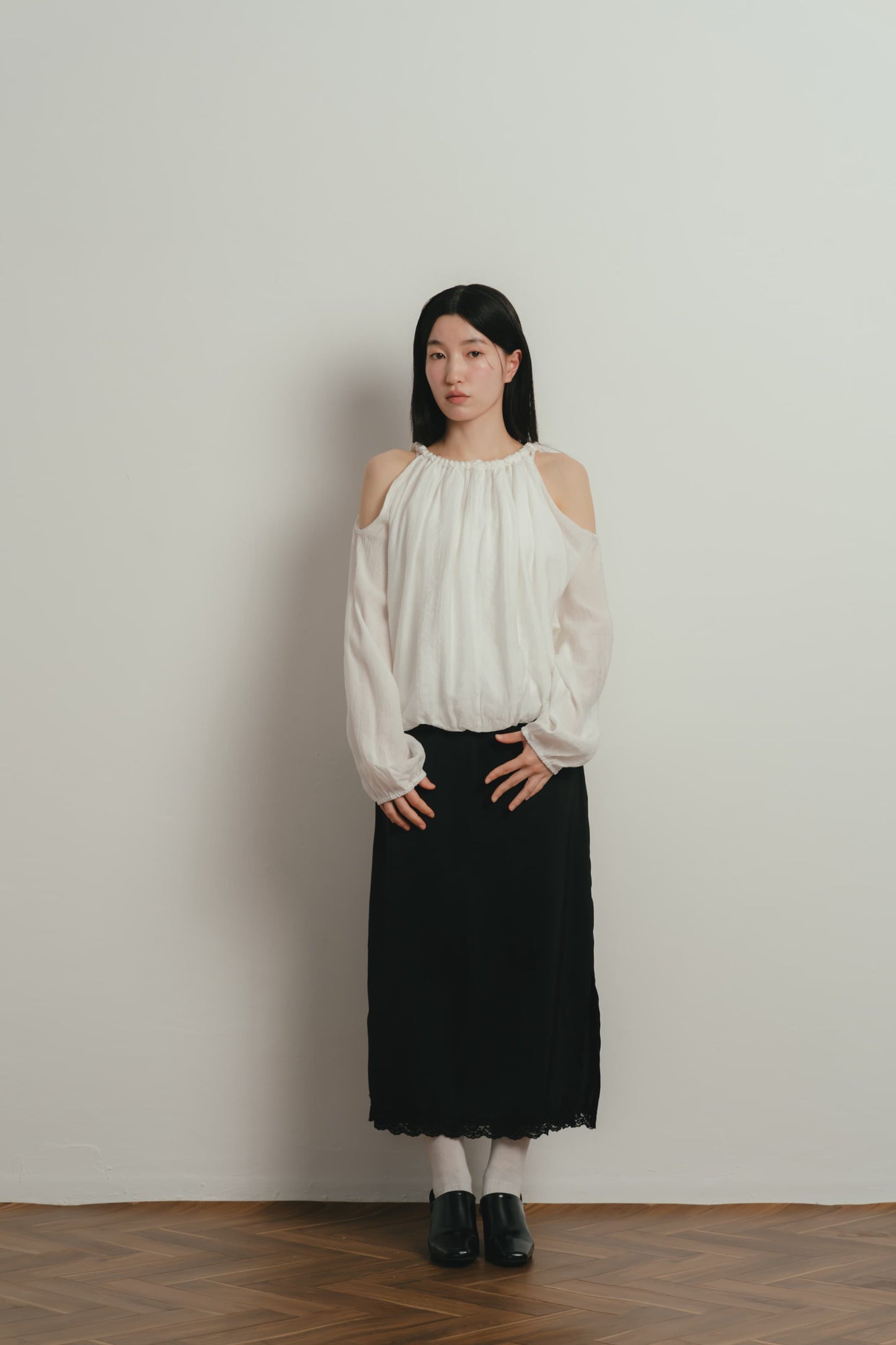 cold shoulder blouse