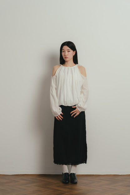 cold shoulder blouse