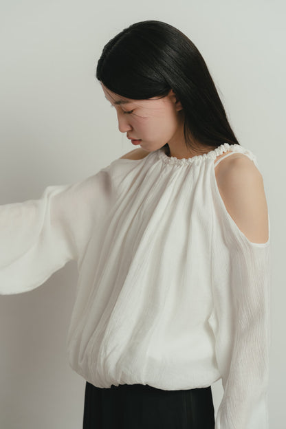 cold shoulder blouse