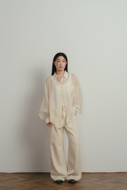 airy stripe shirt