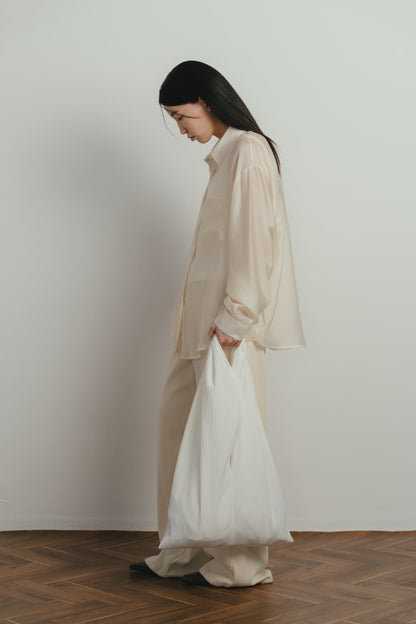 pleats shoulder bag