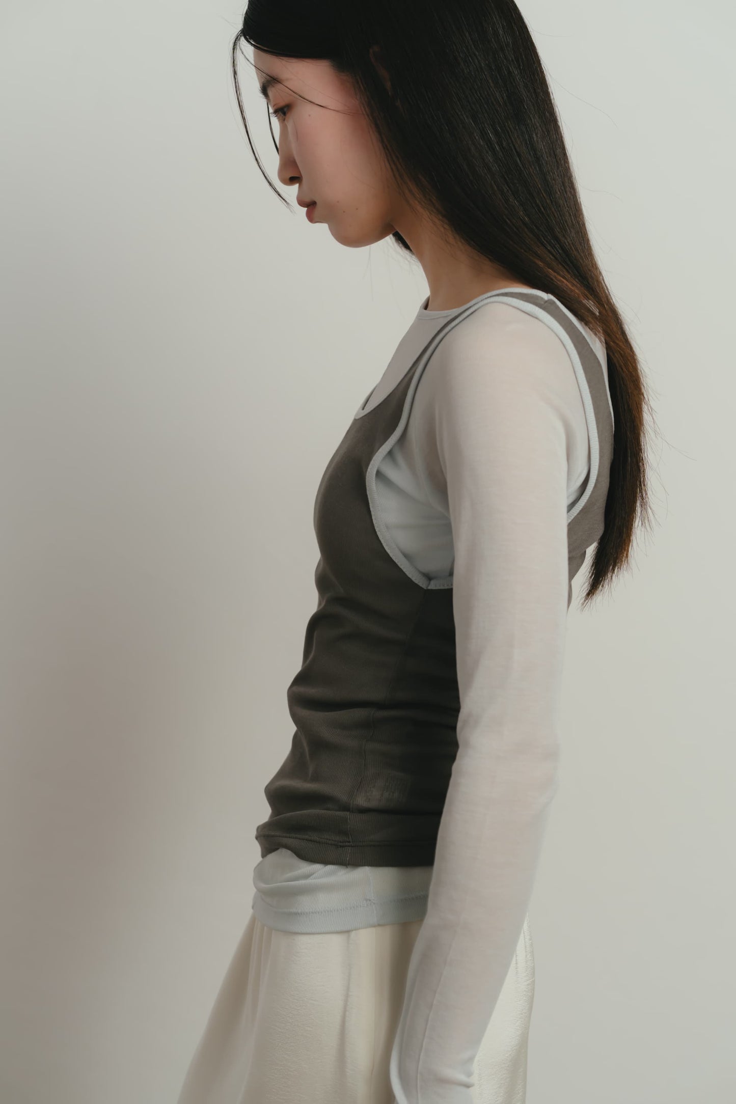 sheer layered t