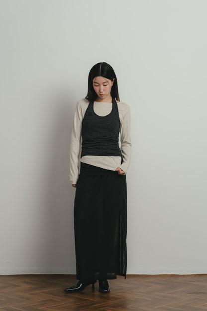 border halter neck top