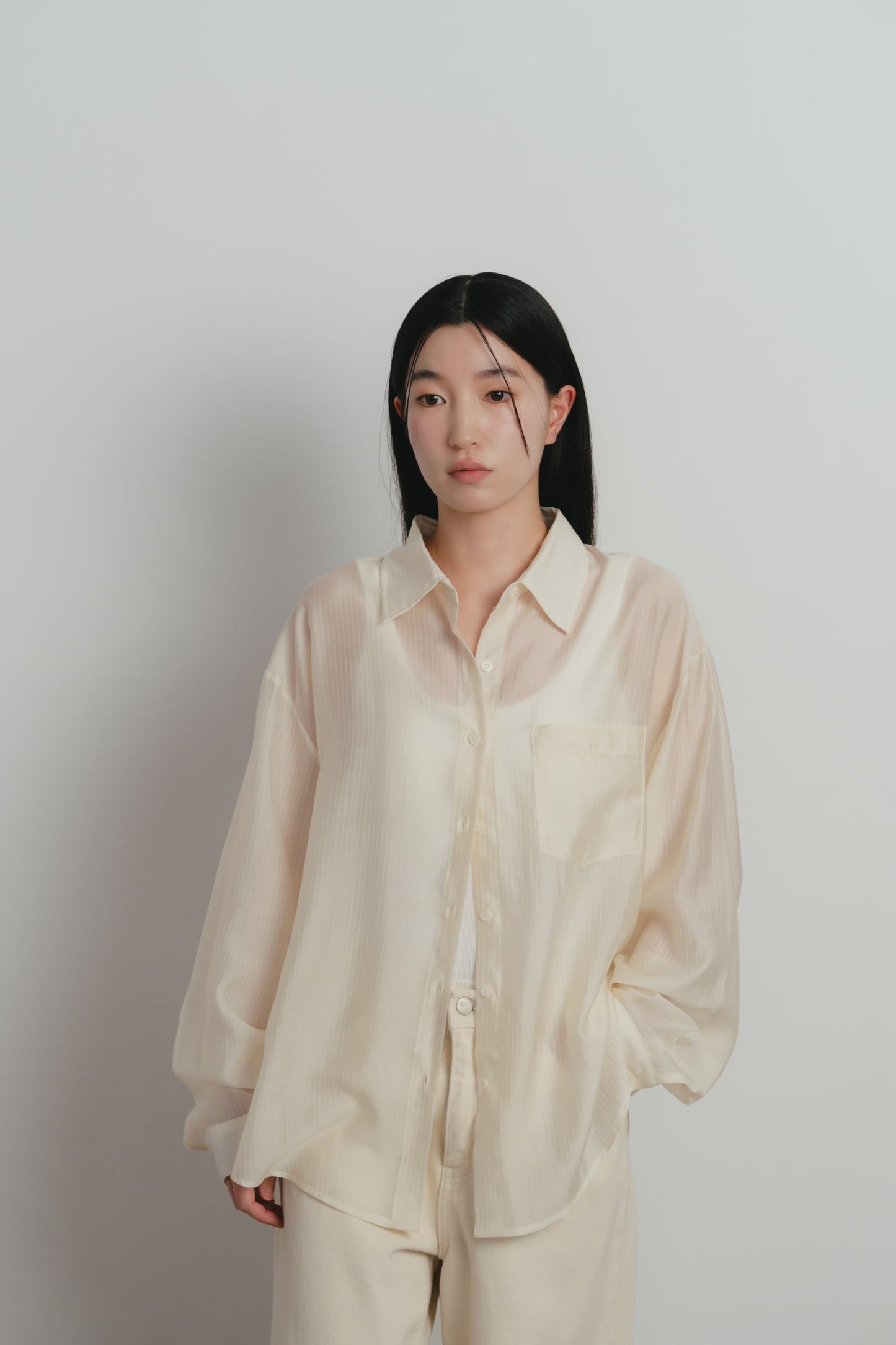 airy stripe shirt