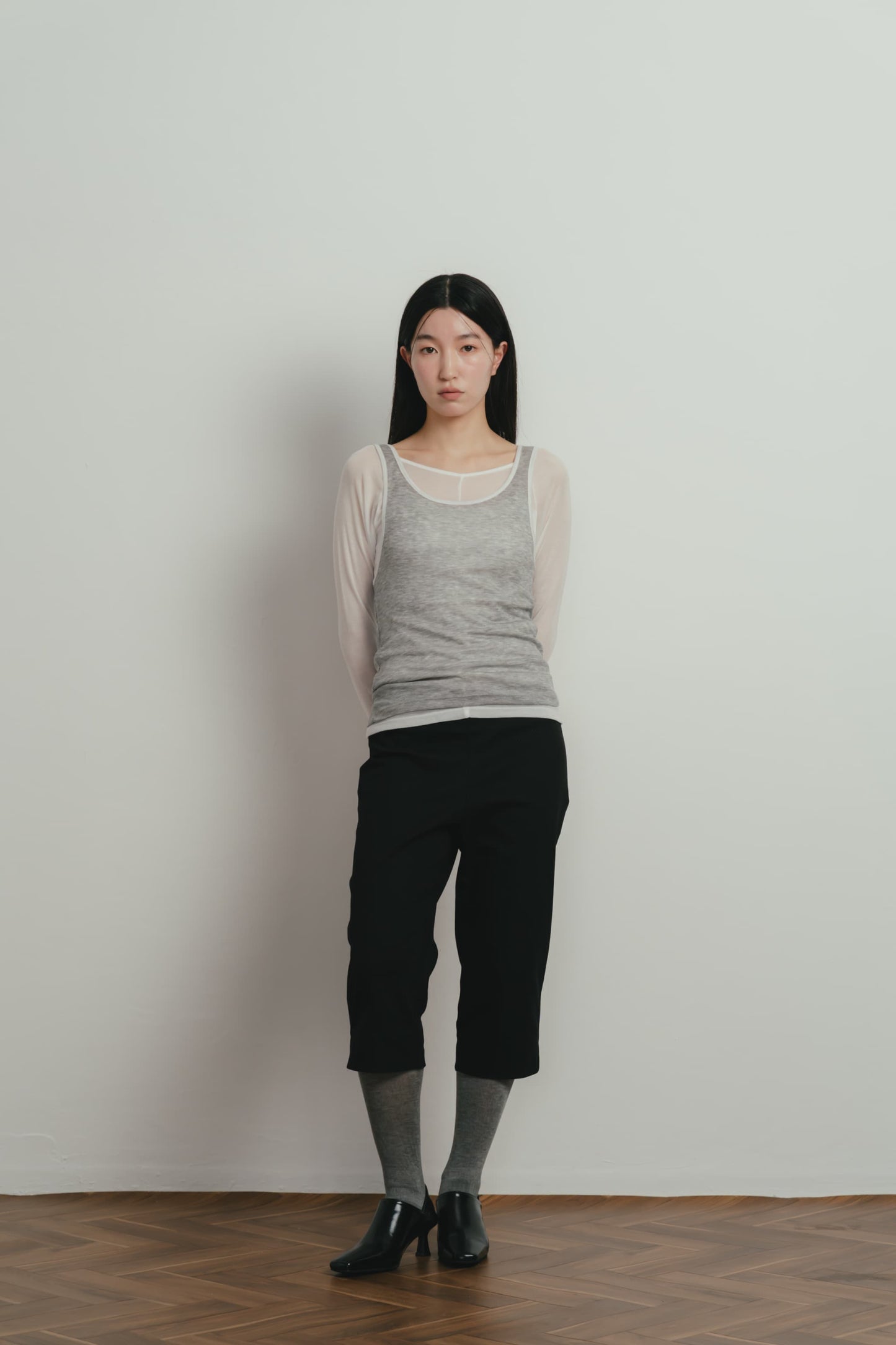 sheer layered t