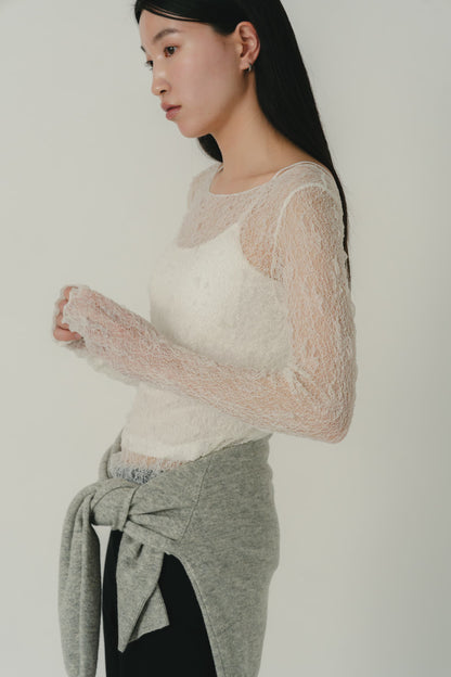 lace knit t