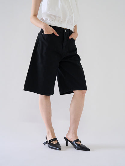 loose cotton half pants