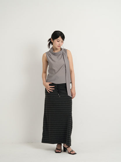 tie button blouse