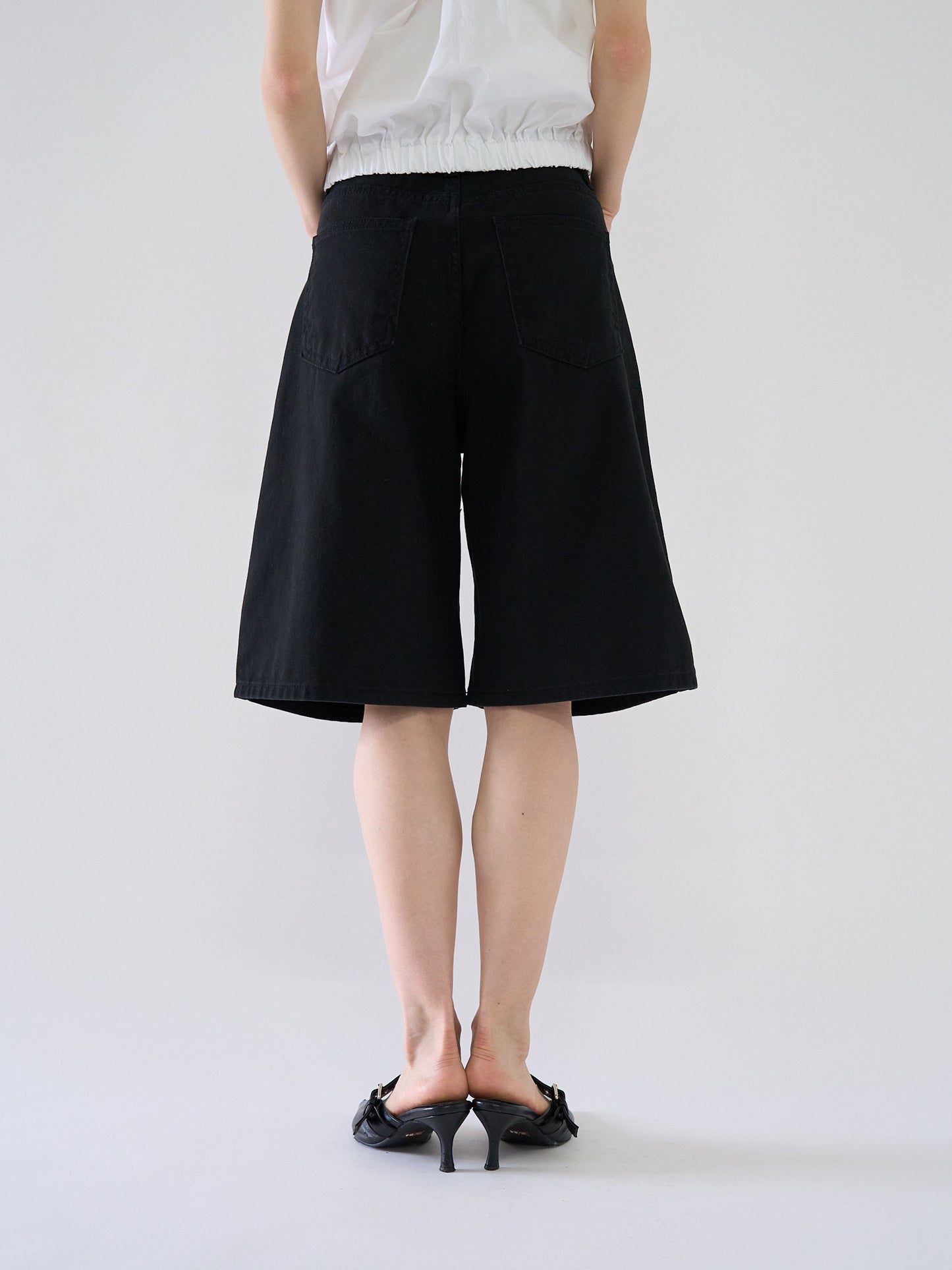 loose cotton half pants