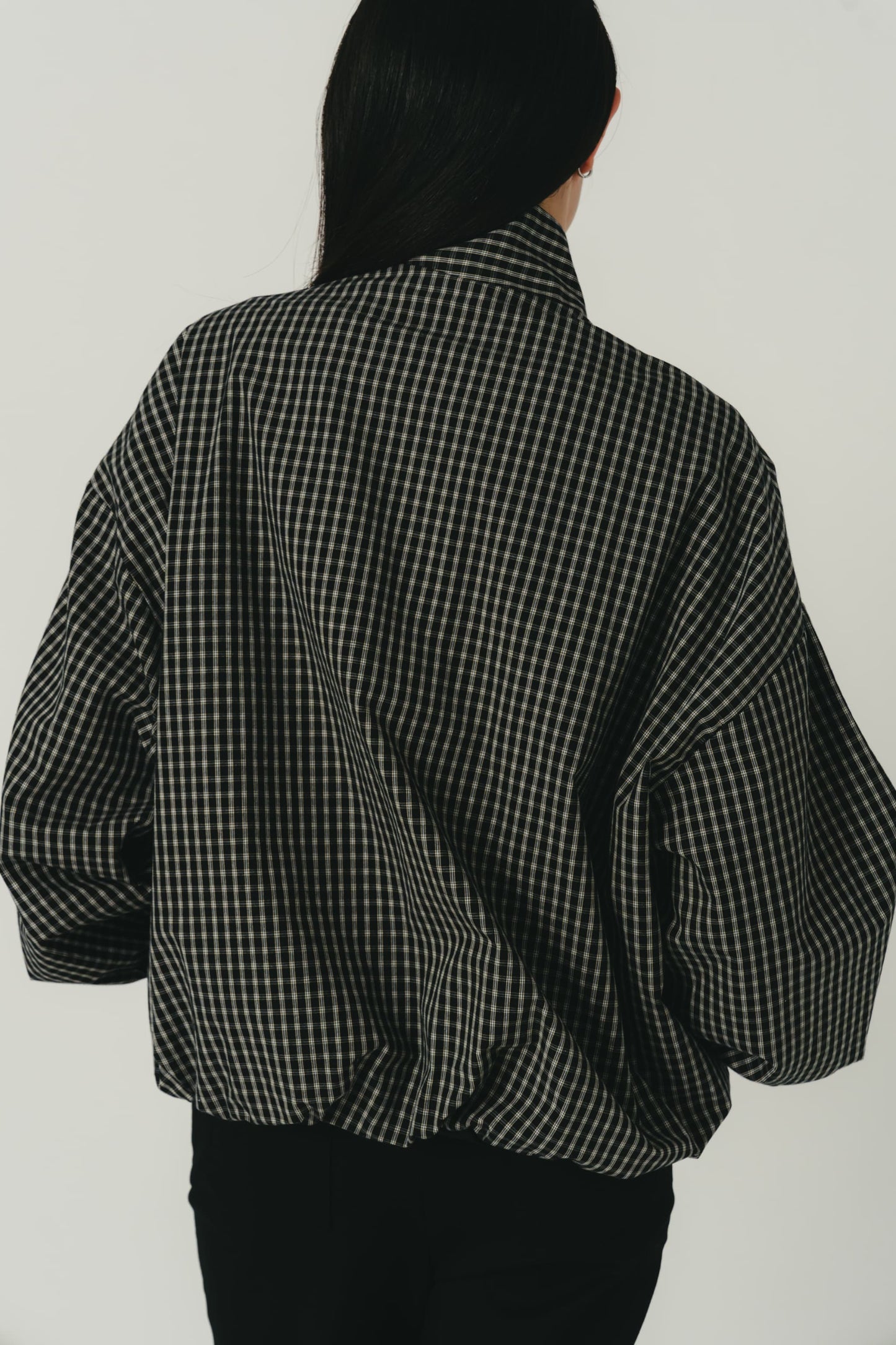 check zip blouson