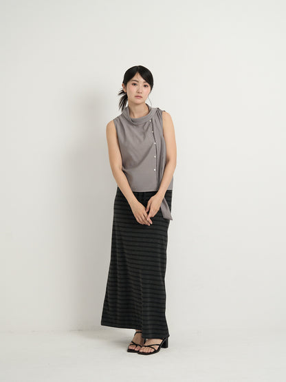tie button blouse