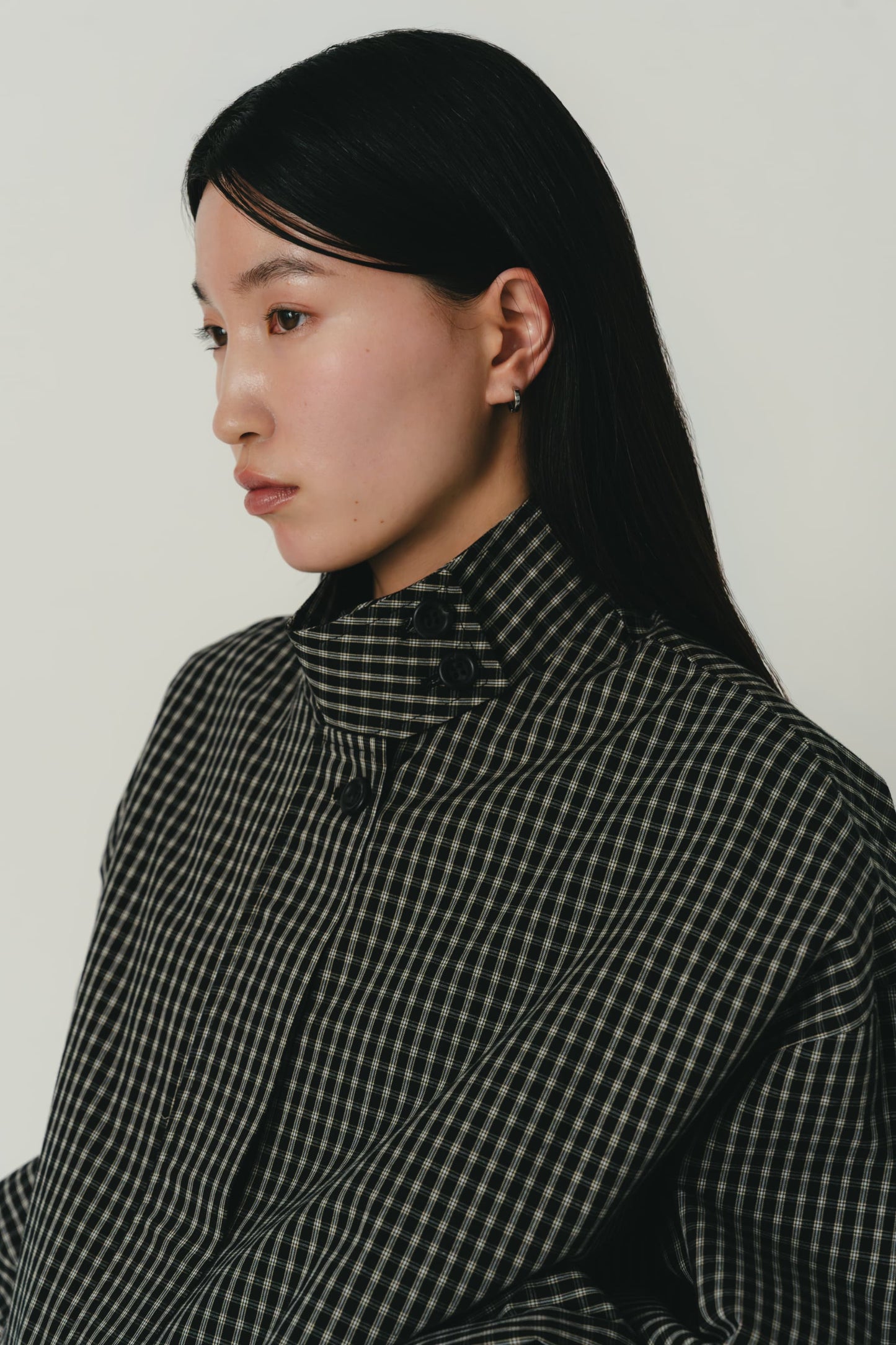 check zip blouson