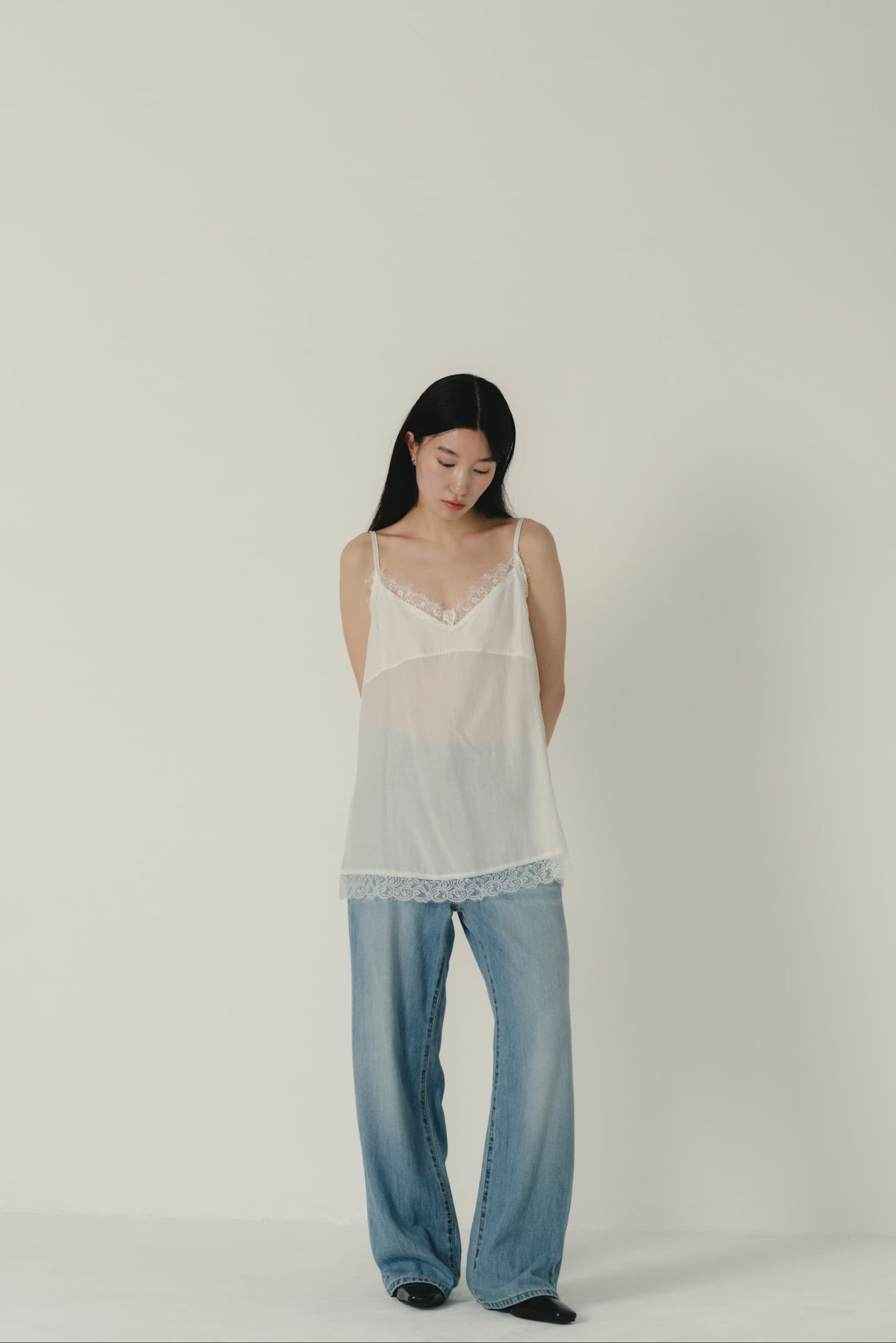 lace midi camisole