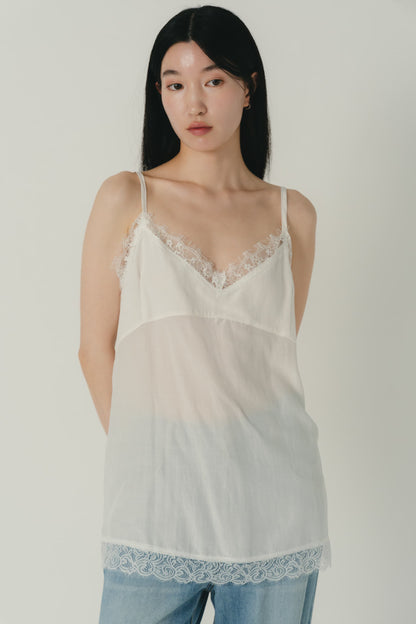 lace midi camisole