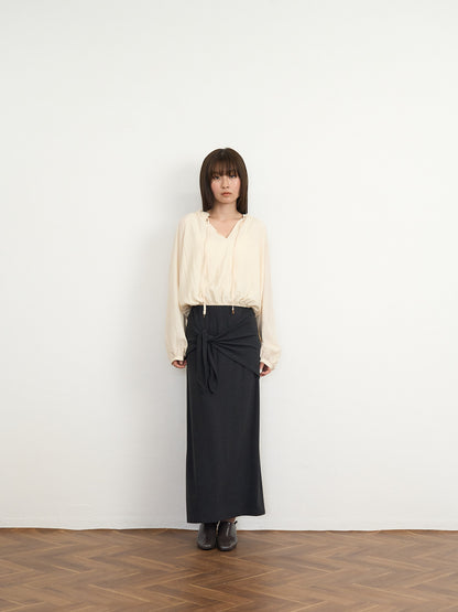 【先行予約販売】frill neck blouse
