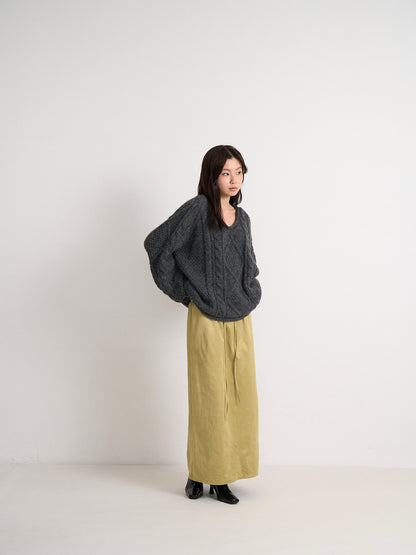 suede color skirt