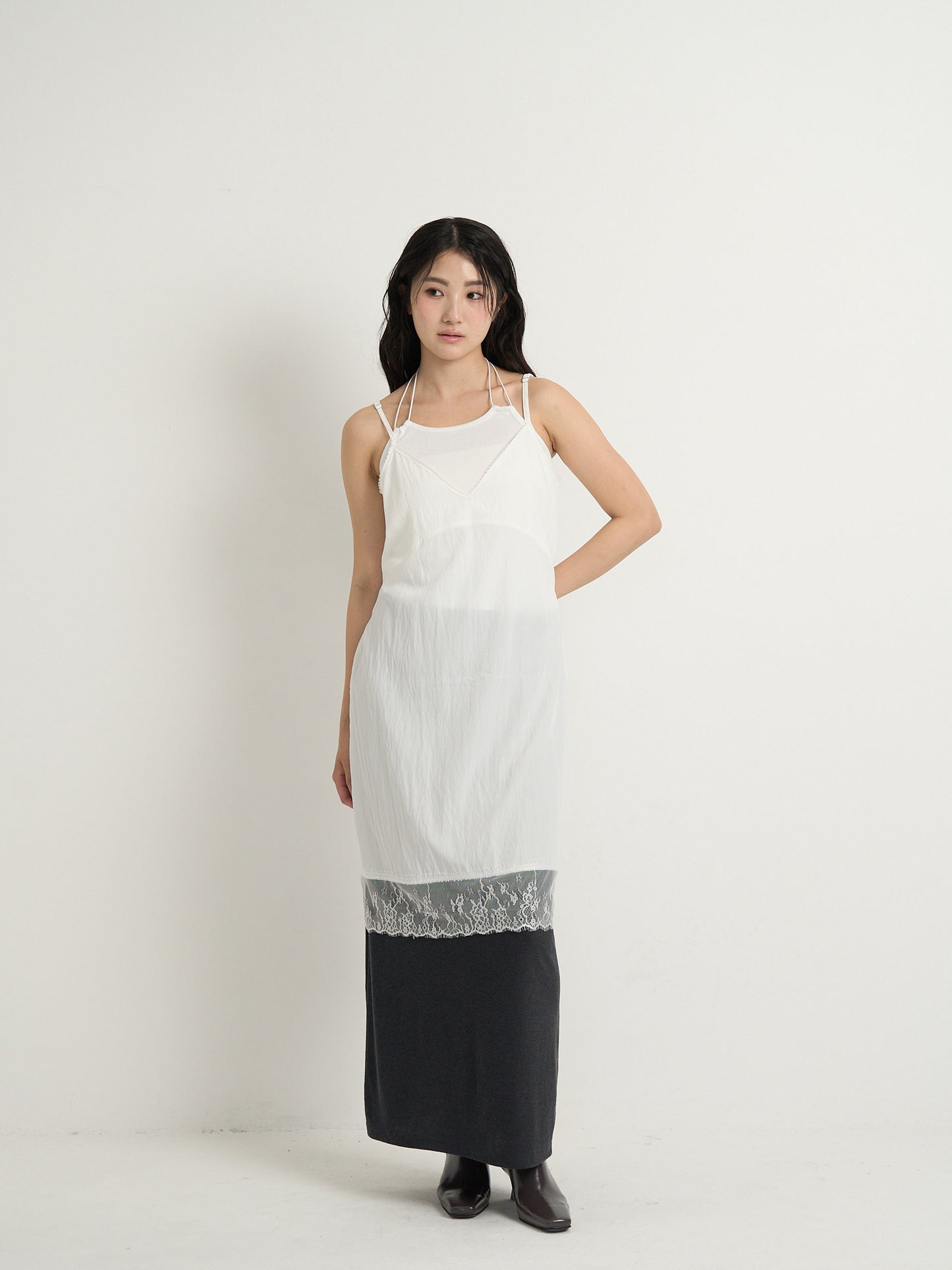 sheer lace dress