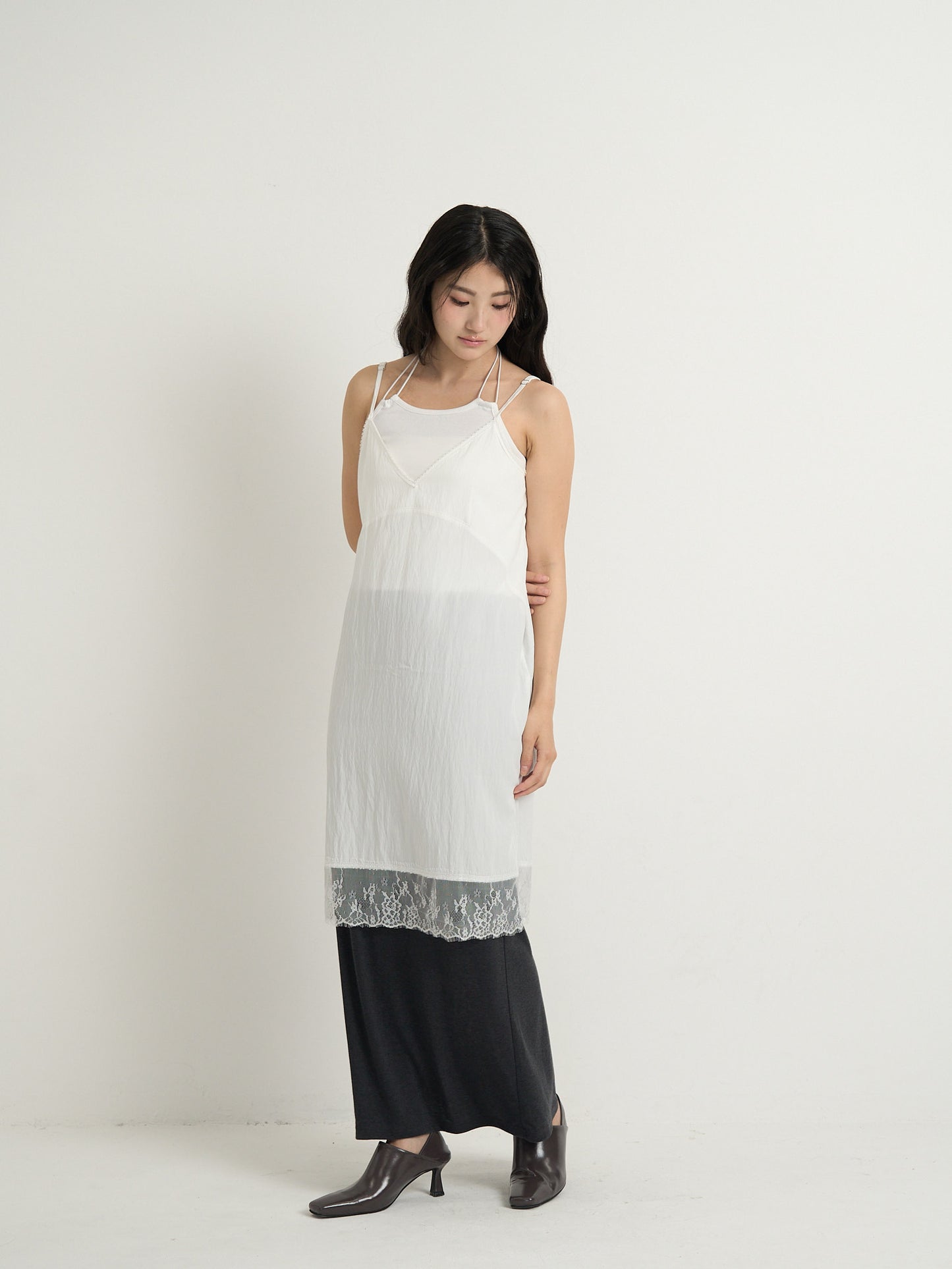 sheer lace dress