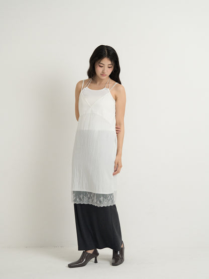 sheer lace dress
