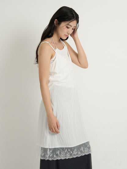 sheer lace dress