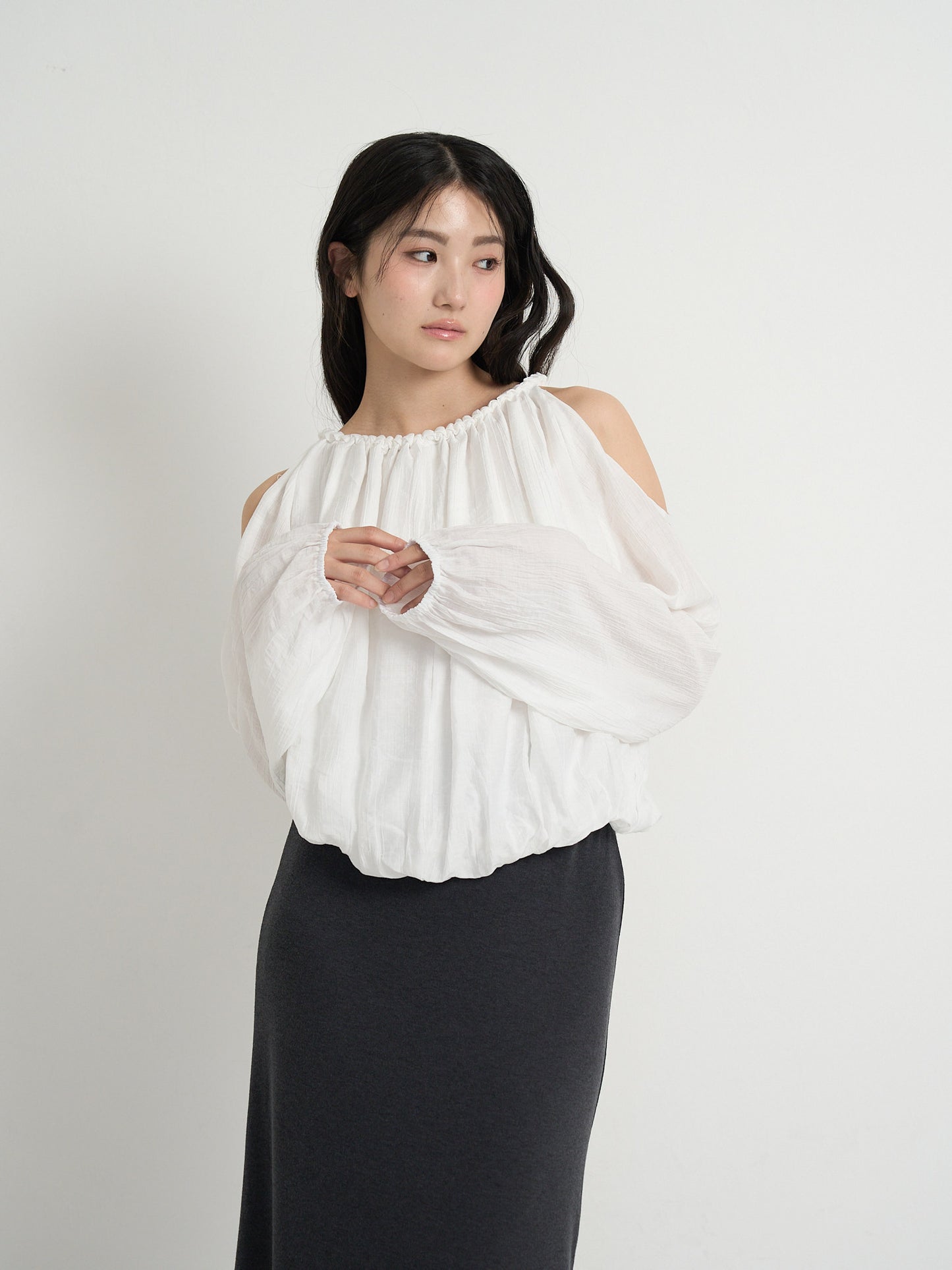 cold shoulder blouse