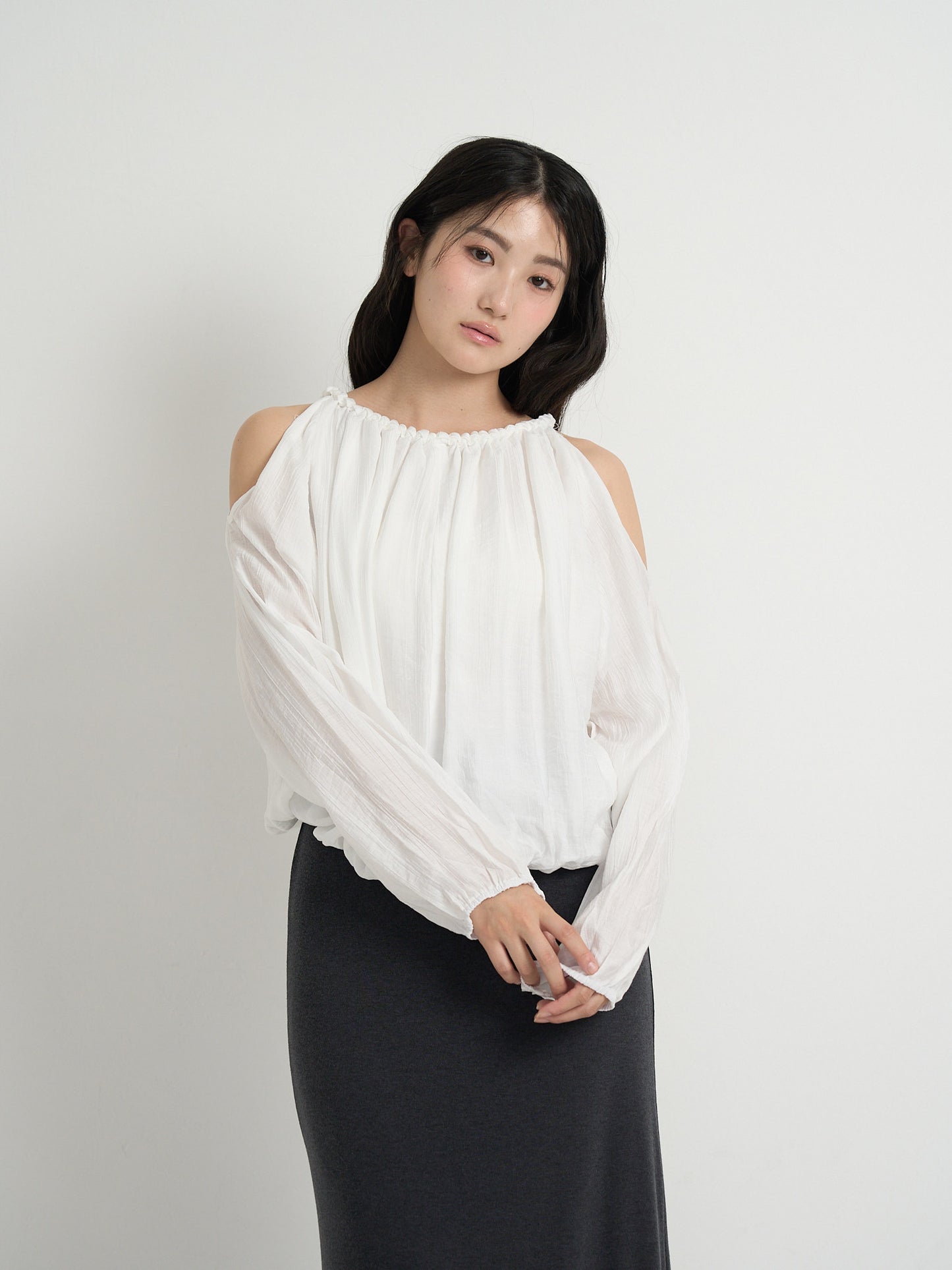 cold shoulder blouse