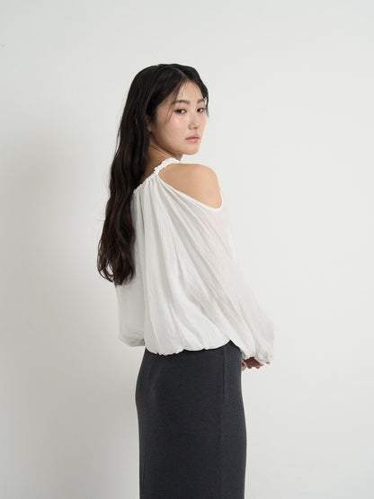 cold shoulder blouse