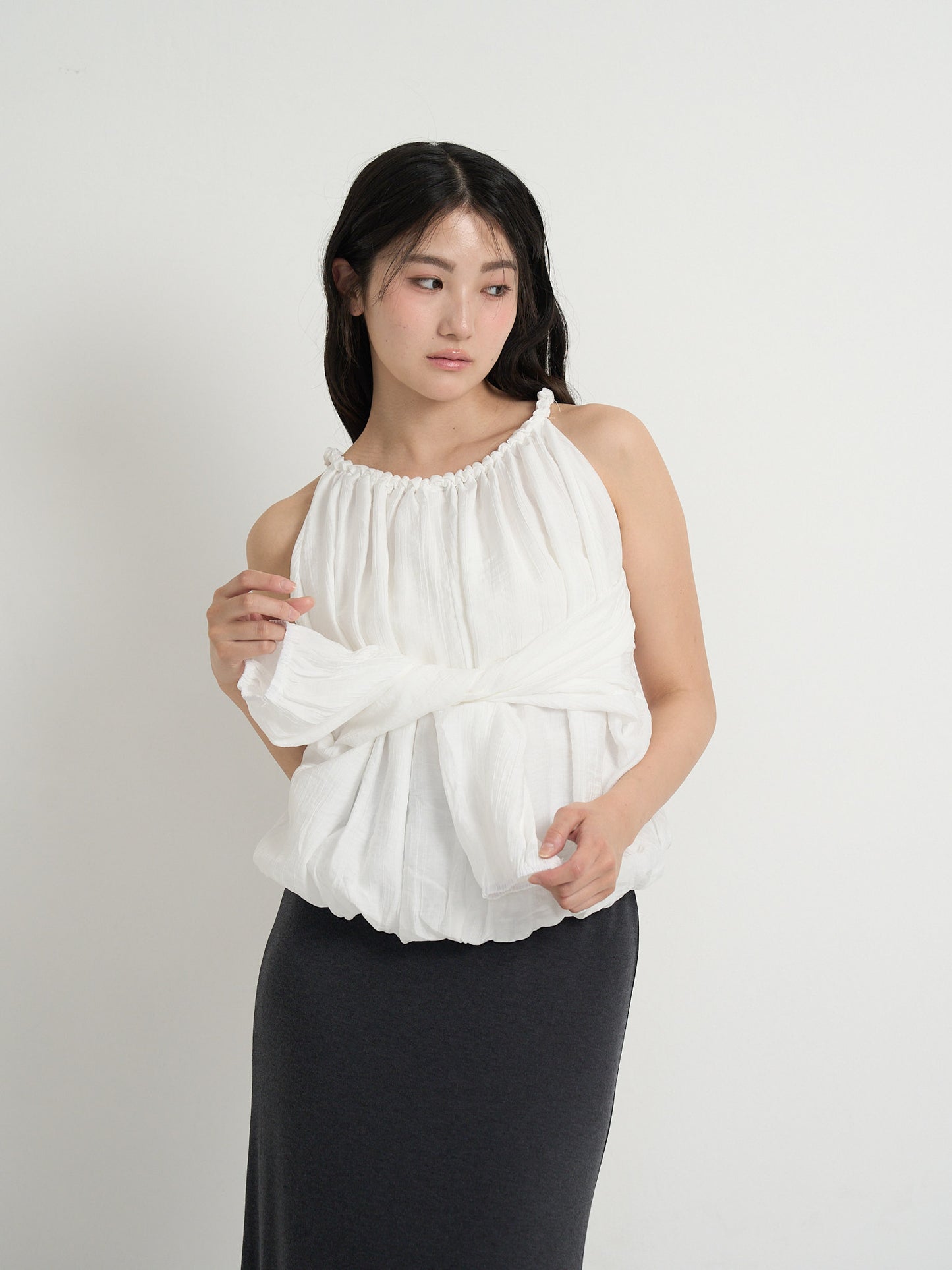 cold shoulder blouse
